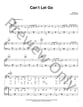 Can't Let Go piano sheet music cover